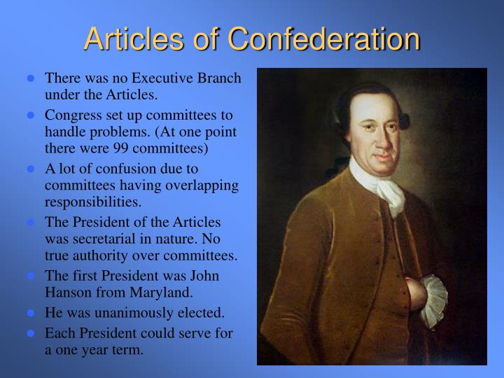presidents under the articles of confederation
