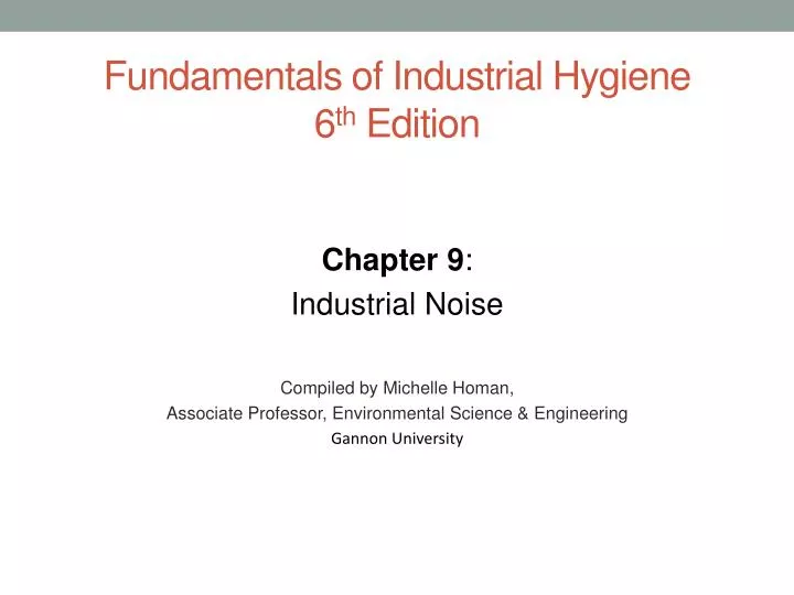 Fundamentals Of Industrial Hygiene Pdf