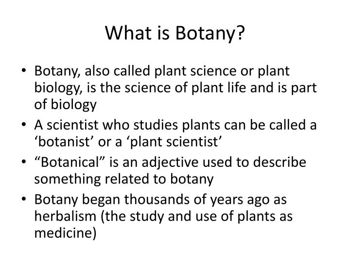 botany subject areas to get presentation botany themes for presentation