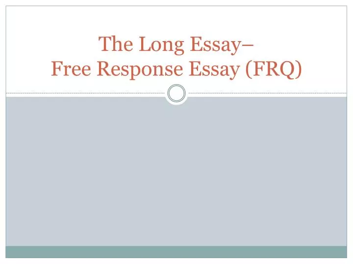 How to write a lit essay