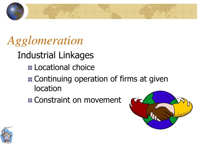Agglomeration Geography