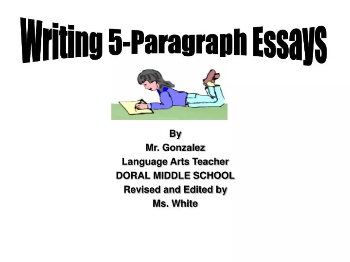 Teaching A Five Paragraph Essay
