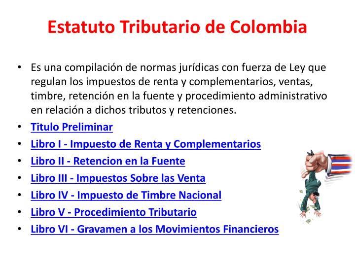 Estatuto Tributario Republica De Colombia Libro dyssecredito