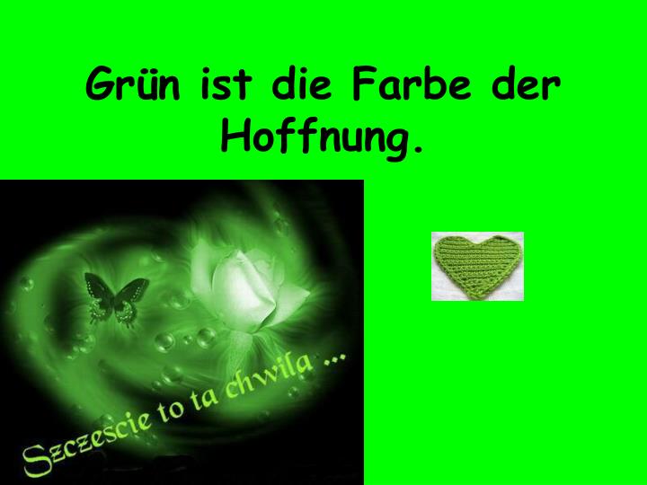 was ist die farbe der hoffnung was ist die farbe der hoffnung