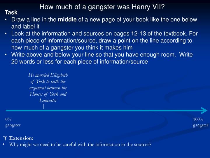 Ppt Was Henry Vii A Gangster Powerpoint Presentation Id6113154