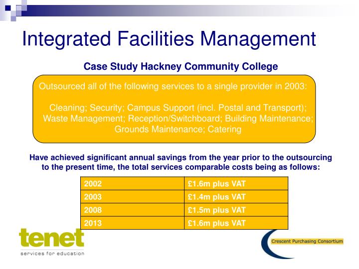 facilities management case study facilities management case study