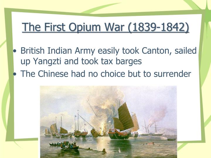 account of the opium war of 1839 account of the opium war of 1839