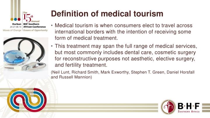 Define the term tourism