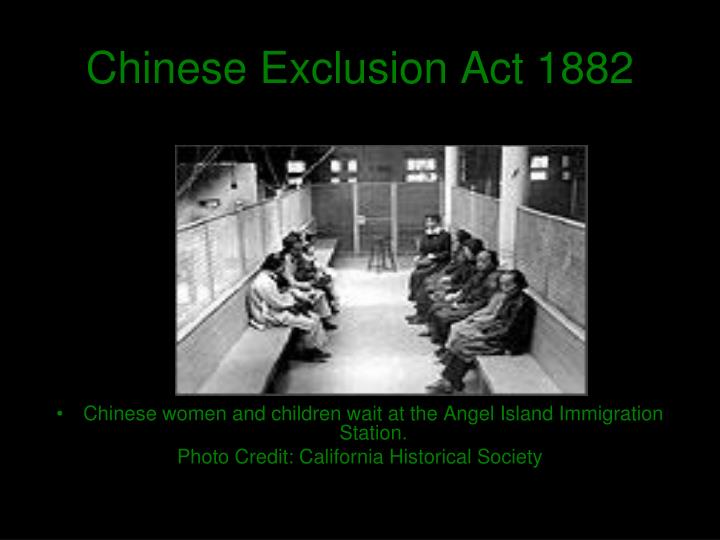 a history of the chinese exclusion act Congress passed the chinese exclusion act in 1882, barring chinese immigrants who were already in the us a history professor at indiana. a history of the chinese exclusion act Congress passed the chinese exclusion act in 1882, barring chinese immigrants who were already in the us a history professor at indiana.