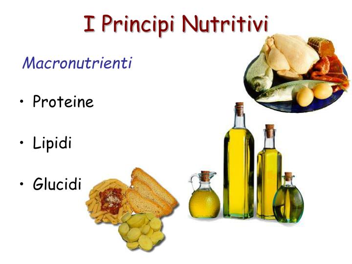 PPT - I Principi Nutritivi PowerPoint Presentation - ID:6208325