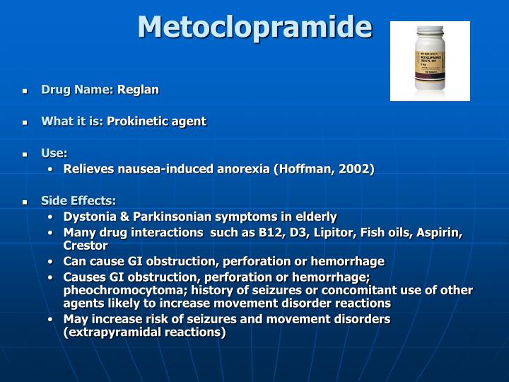 what is the drug metoclopramide used for