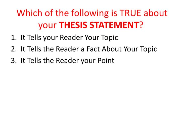 Dissertation what is truth