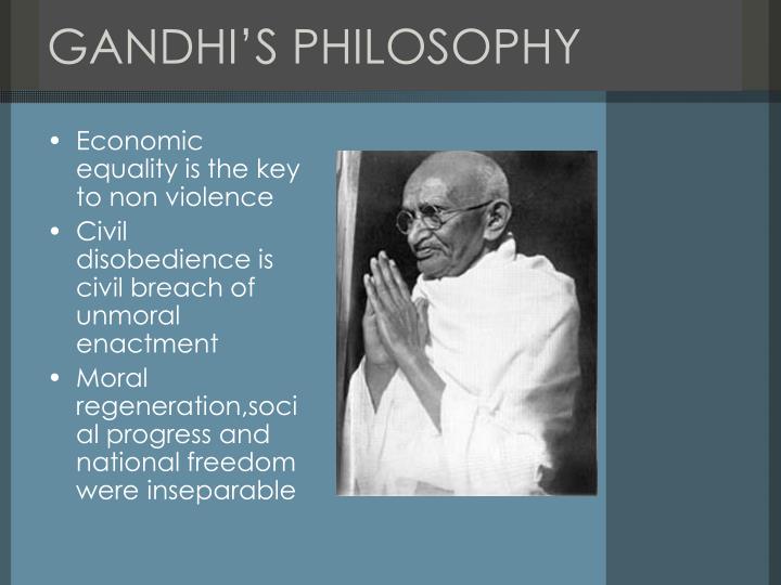 gandhian philosphy Find out information about gandhian philosophy a social-political and religious-philosophical doctrine that arose during the course of the indian independence struggle and was named for its founder, m. gandhian philosphy Find out information about gandhian philosophy a social-political and religious-philosophical doctrine that arose during the course of the indian independence struggle and was named for its founder, m.