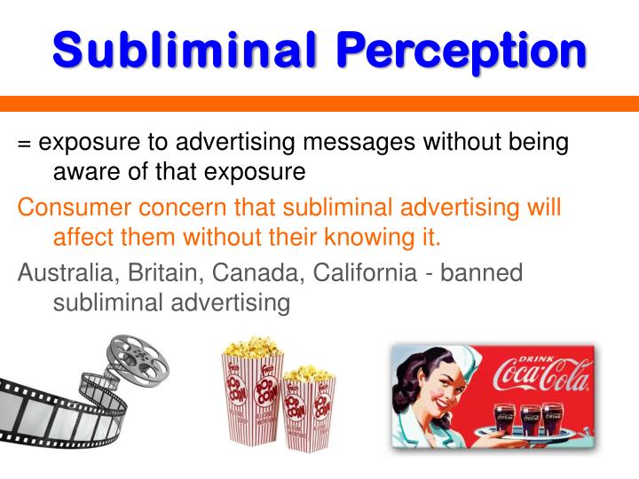 subliminal perception example psychology subliminal perception example psychology