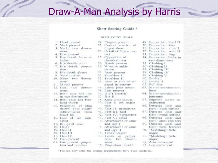 PPT And the Goodenough Harris DrawAMan Test By