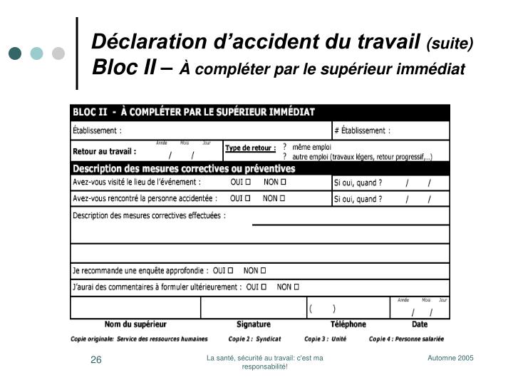 PPT - La Santé, Sécurité Au Travail… PowerPoint Presentation - ID:6265175