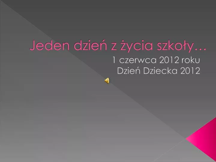 PPT Jeden dzień z życia szkoły PowerPoint Presentation free