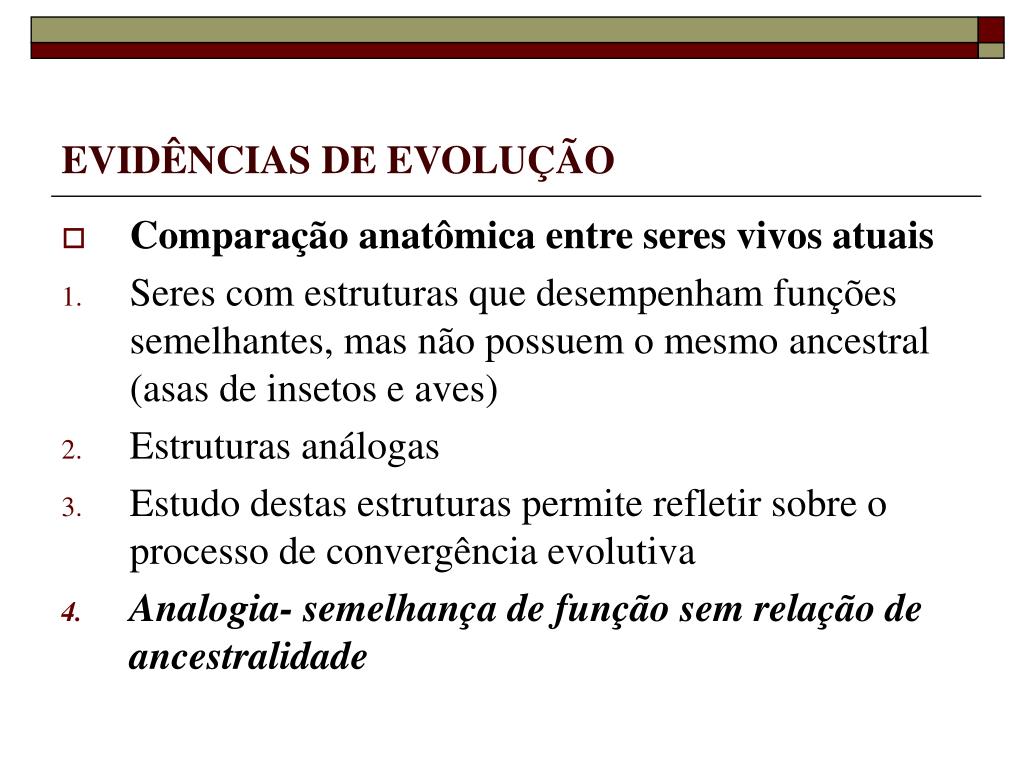 PPT EVOLUÇÃO IDÉIAS E EVIDÊNCIAS PowerPoint Presentation free