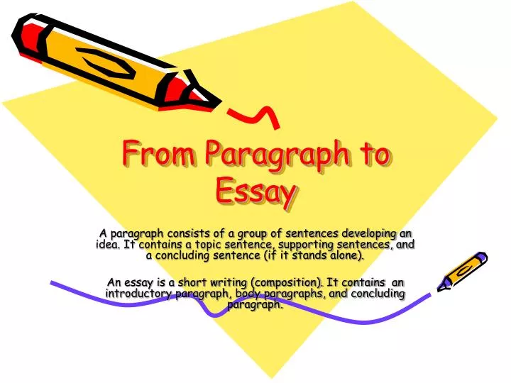 Write A Five Paragraph Essay