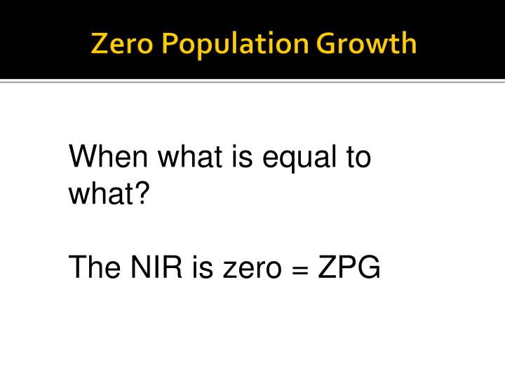 Zero population growth - Wikipedia