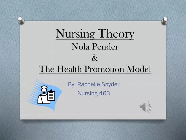 Write my Essay Nola Pender Health Promotion Model