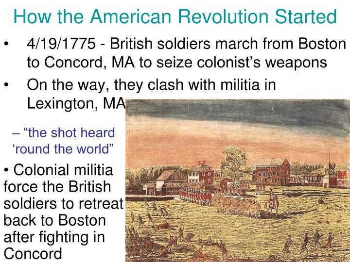 the american revolution began in 1775 The american revolution lasted between 1775 and 1783 when and where did the revolutionary war begin it started on april 19, 1775 at lexington and concord. the american revolution began in 1775 The american revolution lasted between 1775 and 1783 when and where did the revolutionary war begin it started on april 19, 1775 at lexington and concord.
