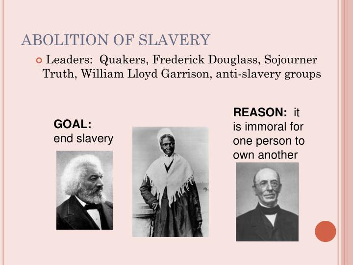 Frederick Douglass and the Abolition of Slavery
