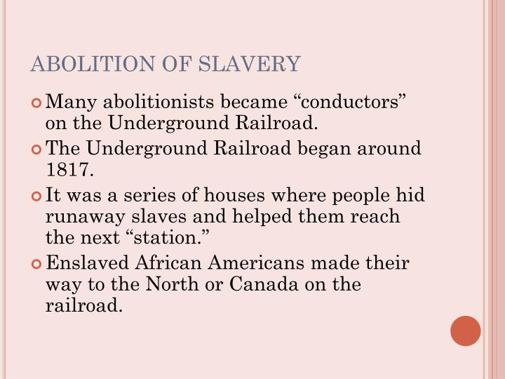 Need a paper written on antebellum slavery/ending of slavery