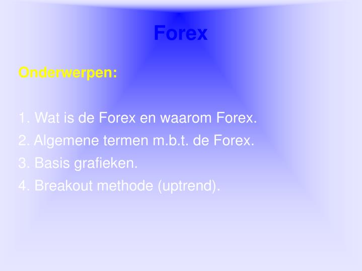 Forex powerpoint presentation