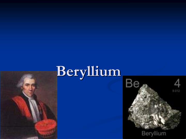 Facts About Beryllium