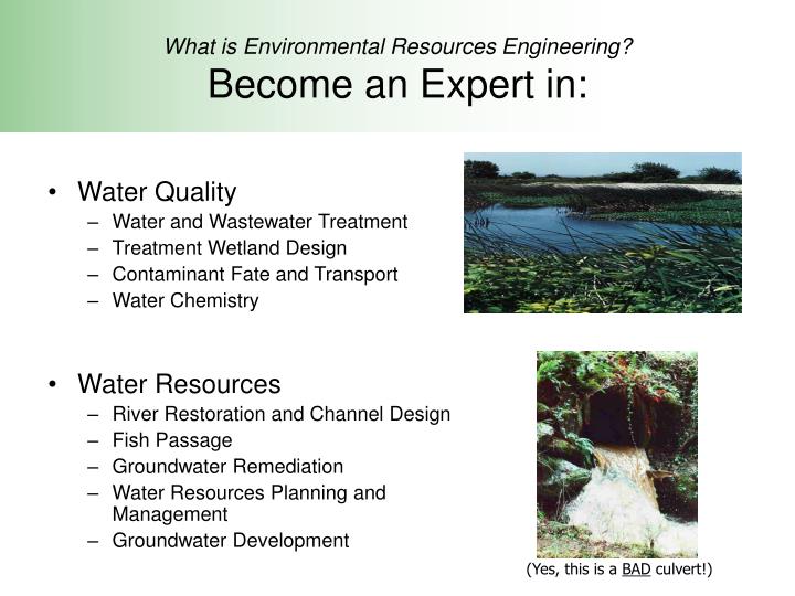 Environmental Resources Engineering