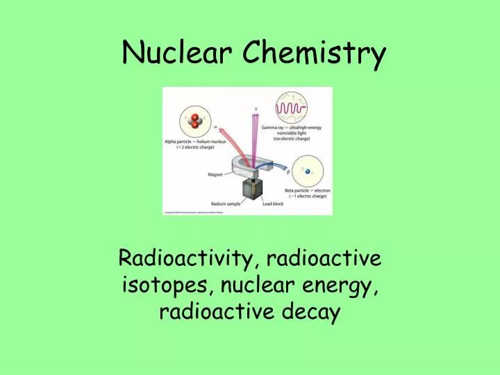 Definition Of Radioactive Hookup In Chemistry Definition Of Radioactive Hookup In Chemistry