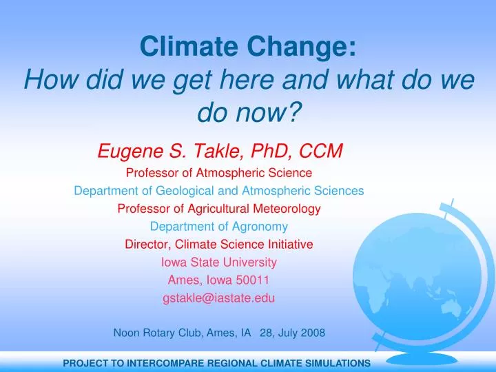 Climate Change Essay
