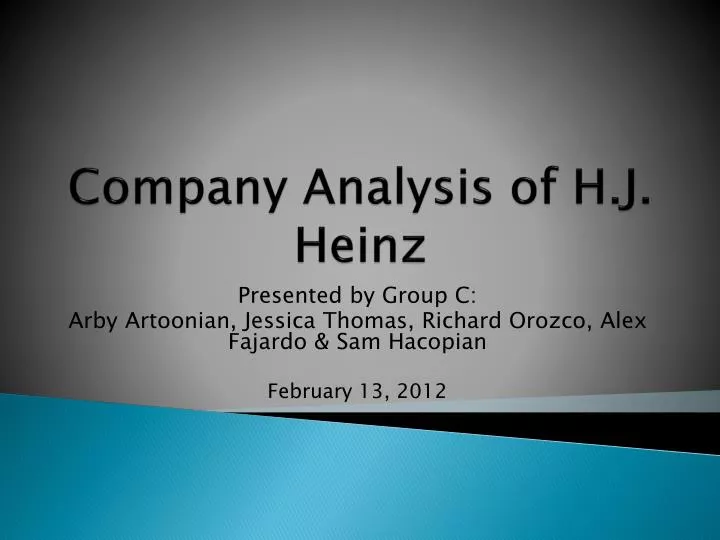 company analysis company analysis