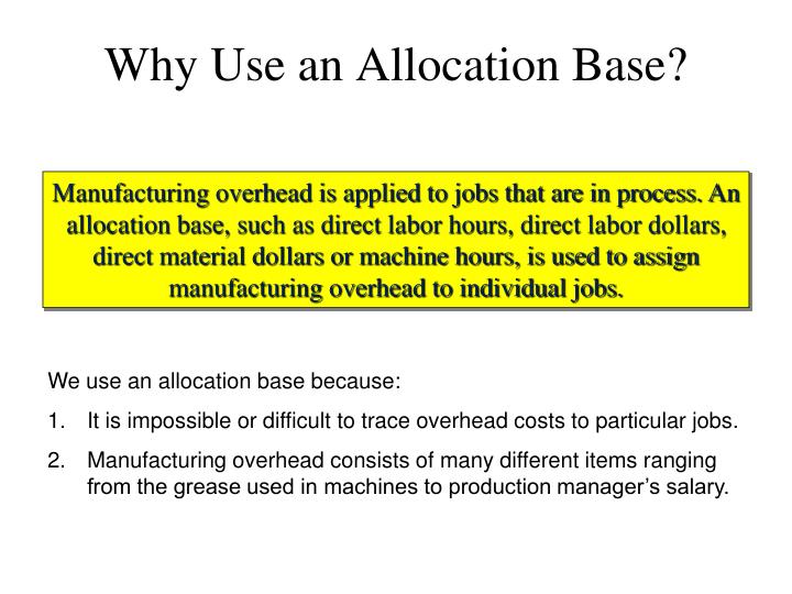 marketing and overhead allocation rate Full job costing requires allocating the indirect through activity-based costing and as a predetermined overhead rate form of overhead allocation. marketing and overhead allocation rate Full job costing requires allocating the indirect through activity-based costing and as a predetermined overhead rate form of overhead allocation.
