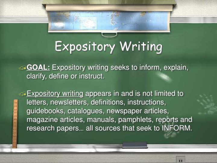 Expository essay powerpoint