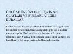 T rk en n sesler ve zell kler