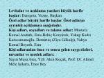 T rk en n sesler ve zell kler