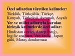 T rk en n sesler ve zell kler