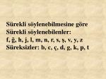 T rk en n sesler ve zell kler