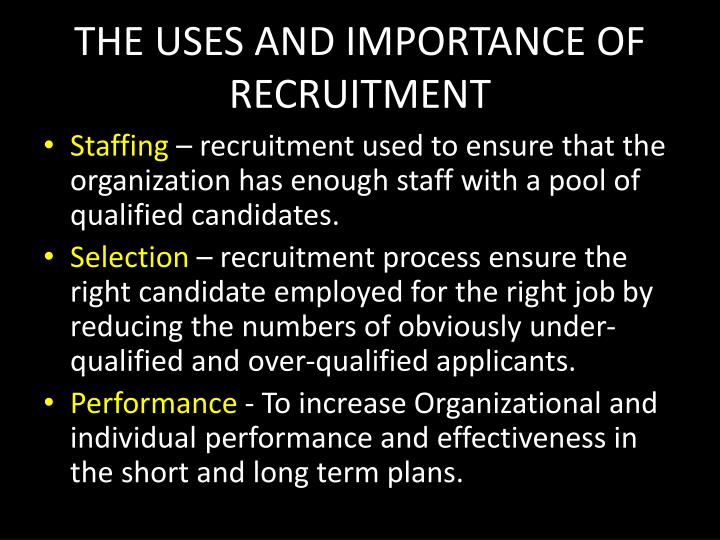 importance of selection in the recruitment 4 reasons that you absolutely need a consistent hiring process if the selection criteria are different for each evaluation what are the competencies that are important to our jobs and to our organization. importance of selection in the recruitment 4 reasons that you absolutely need a consistent hiring process if the selection criteria are different for each evaluation what are the competencies that are important to our jobs and to our organization.