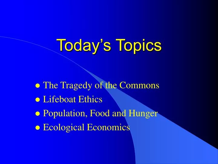 Tragedy Of The Commons Essay