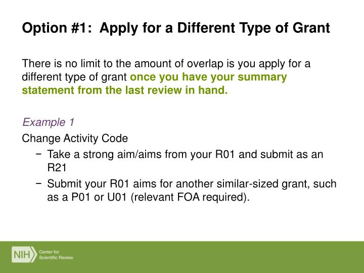 Stock options grant type
