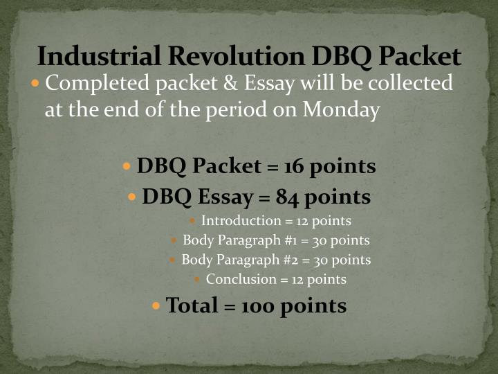 Industrial revolution essay conclusion