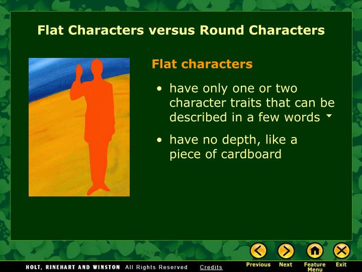 what is the difference between flat and round characters quizlet what is the difference between flat and round characters quizlet
