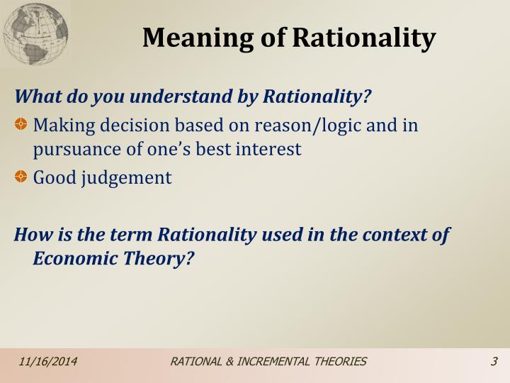 PPT - UNIT 4: RATIONAL & INCREMENTAL PLANNING THEORIES PowerPoint