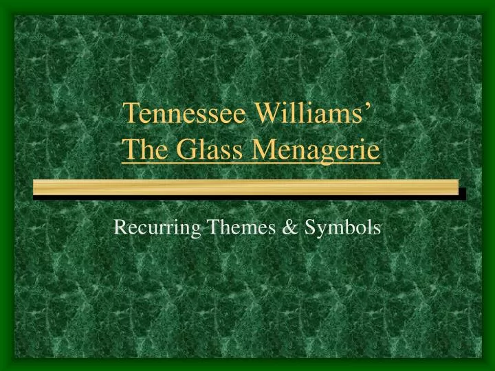 The Glass Essay Analysis