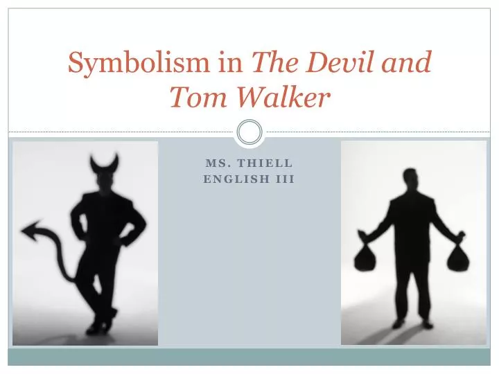 Essay On The Devil And Tom Walker