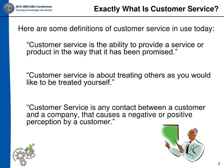 define excellent customer service