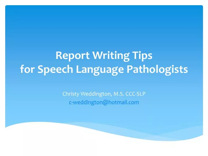 tips for writing a report Tips for writing better audit reports the following are additional considerations for writing a concise, clear and complete report that achieves its purpose. tips for writing a report Tips for writing better audit reports the following are additional considerations for writing a concise, clear and complete report that achieves its purpose.